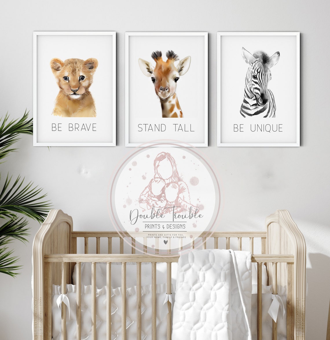safari picture frame for nursery