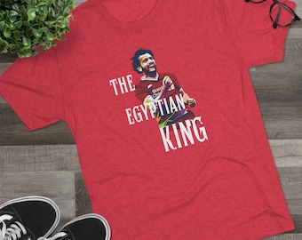 Camiseta Mo Salah 'El Rey Egipcio' - Liverpool FC Fan Apparel