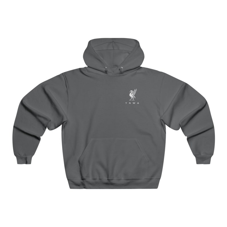Liverpool Hoodie with Liverbird Logo YNWA Edition Charcoal Grey