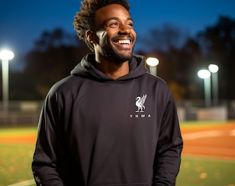 Liverpool FC Hoodie: Liverbird Logo, YNWA - Soft Cotton Blend