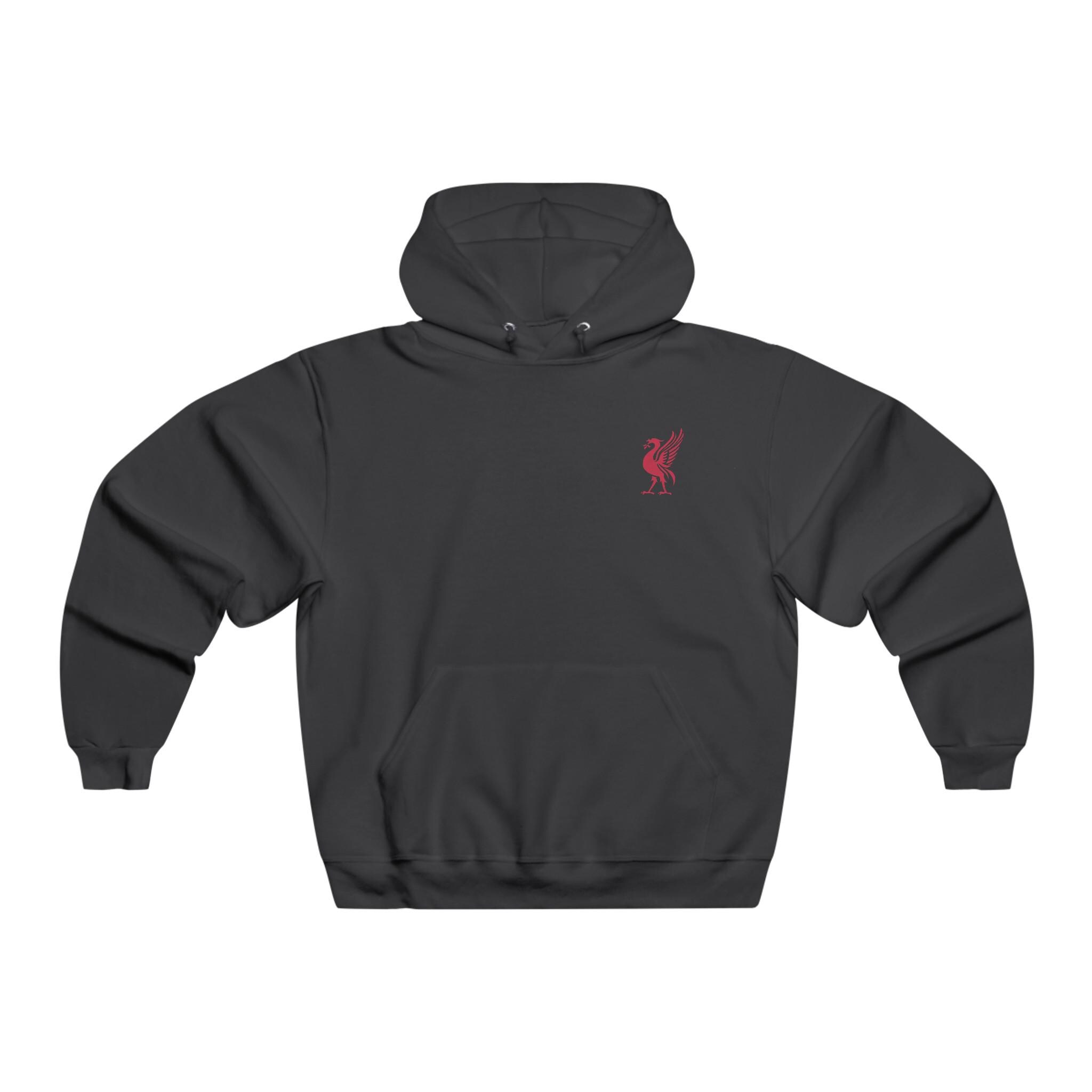 Felpa Con Cappuccio Uomo Liverpool Football Club - Stemma LiverBird, Colore Rosso, Taglia XXL, Stampa Di Qualità - 3