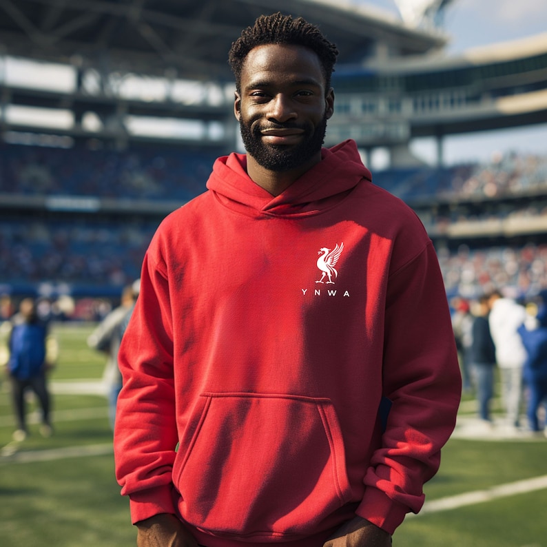 Liverpool Hoodie with Liverbird Logo YNWA Edition True Red