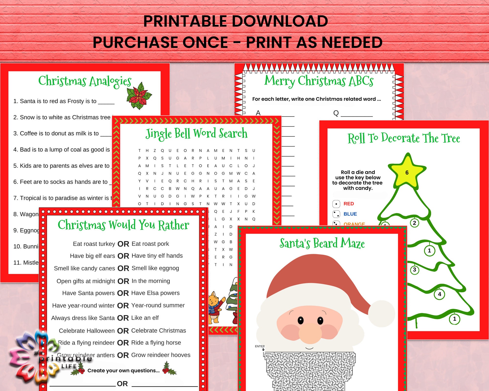 christmas-puzzles-and-games-activity-pages-bundle-for-kids-and-adults-etsy