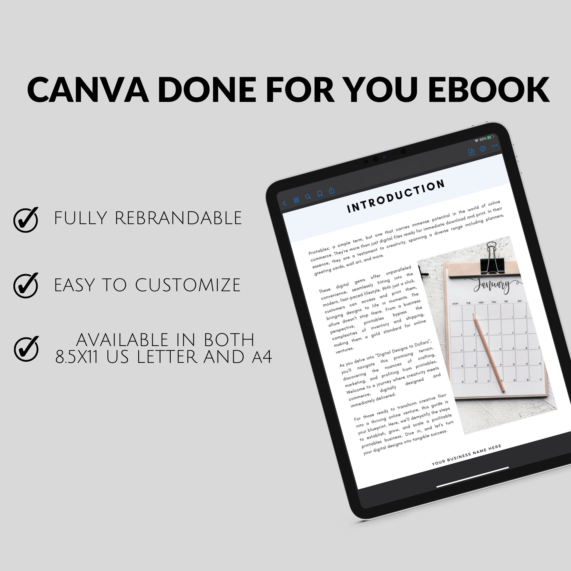 How to Start a Printables Business Guide PLR Done-for-you Content ...