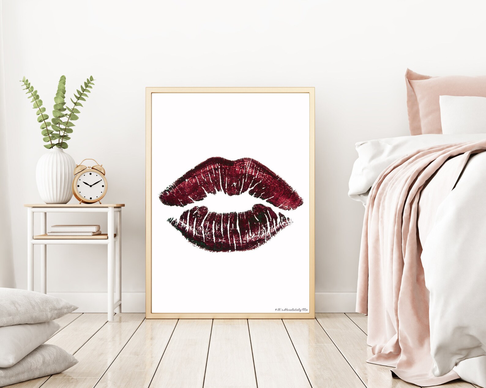 Lips Wall Art Lips Print Lips Poster Fashion Art Print Red Etsy