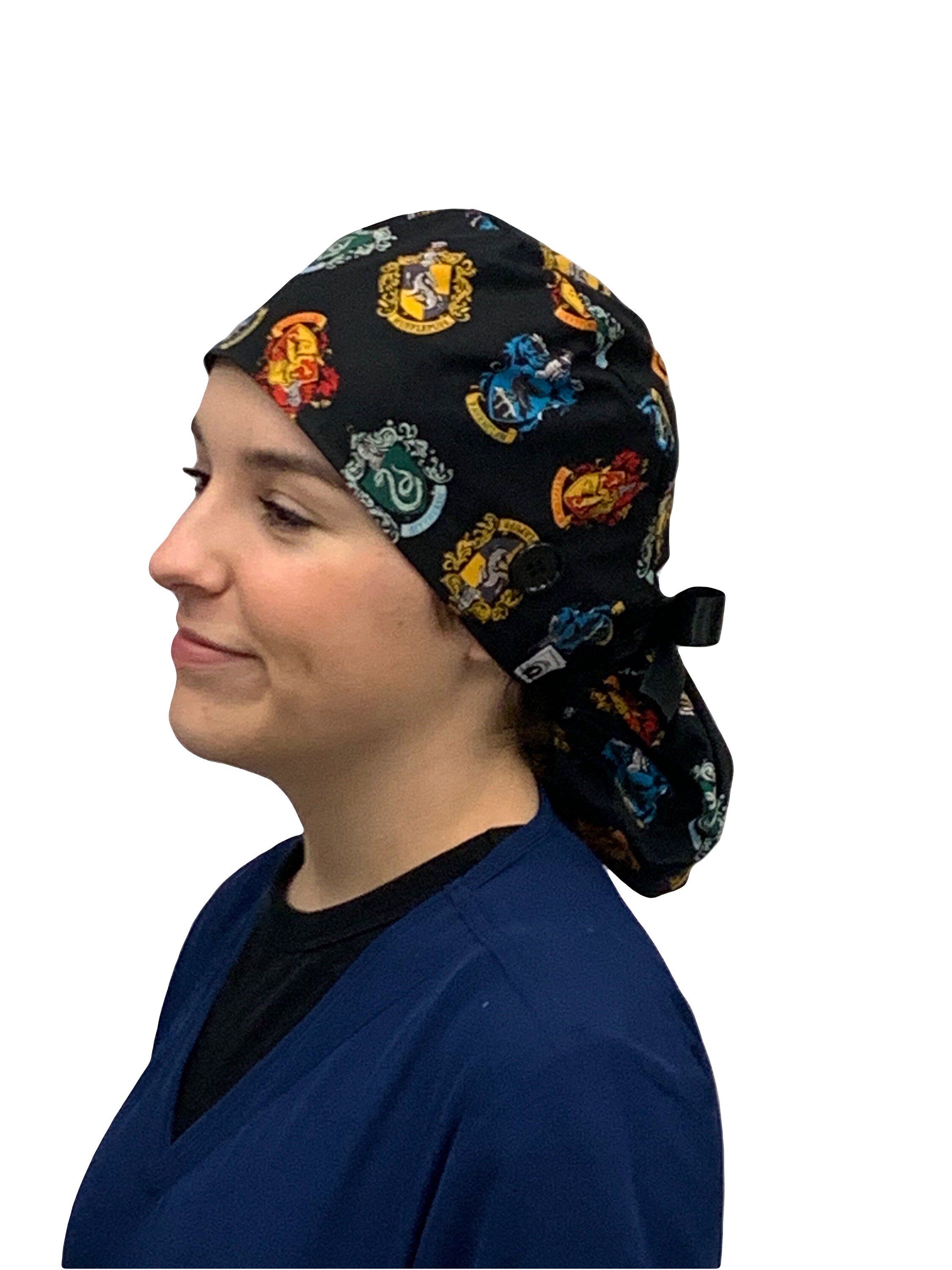 Satin Lined Harry Potter Scrub Cap, Nurse Hat Etsy