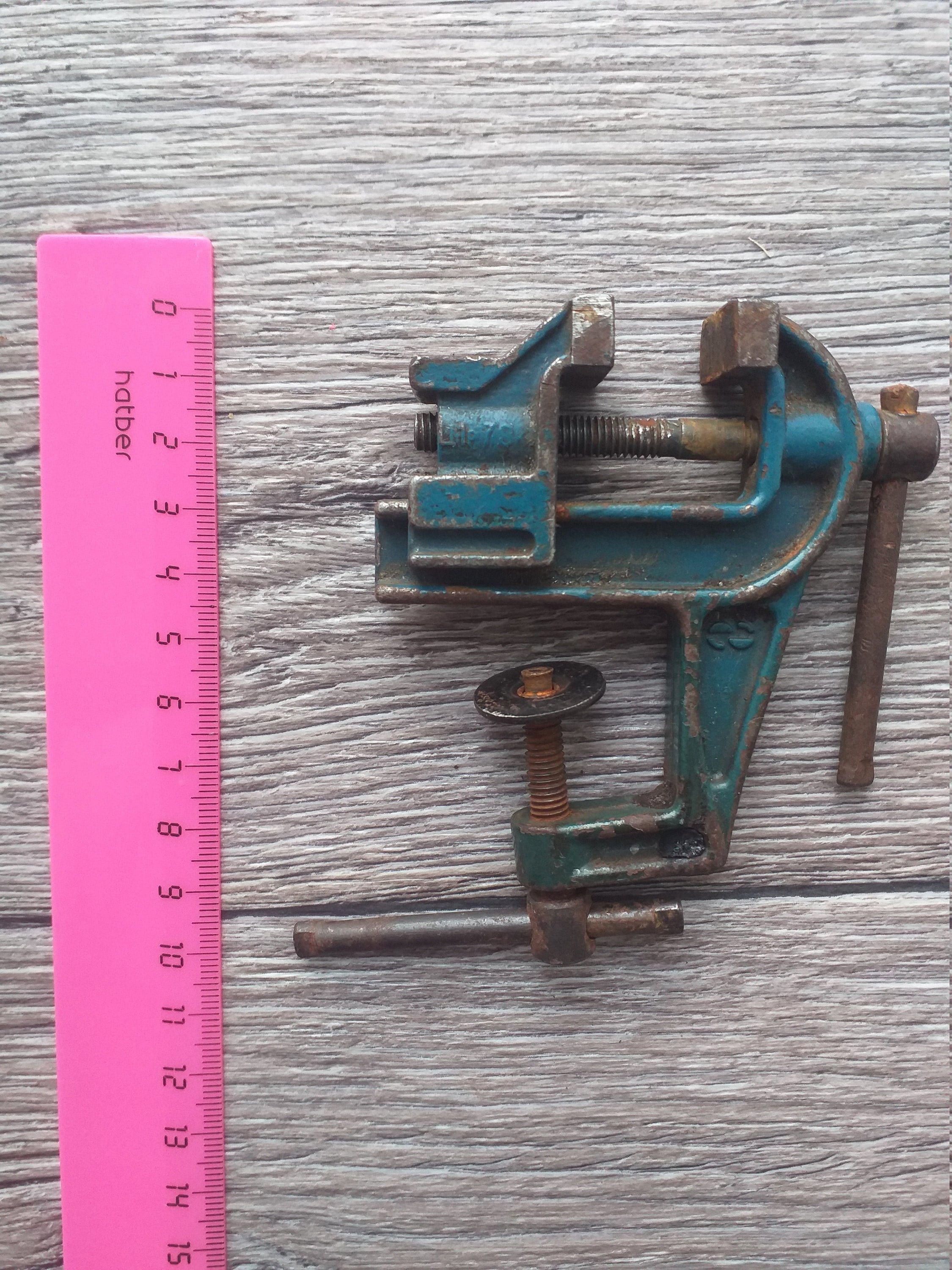 Vintage Vise . Ussr Vicegrip . Old Rusty Vise . Soviet Etsy