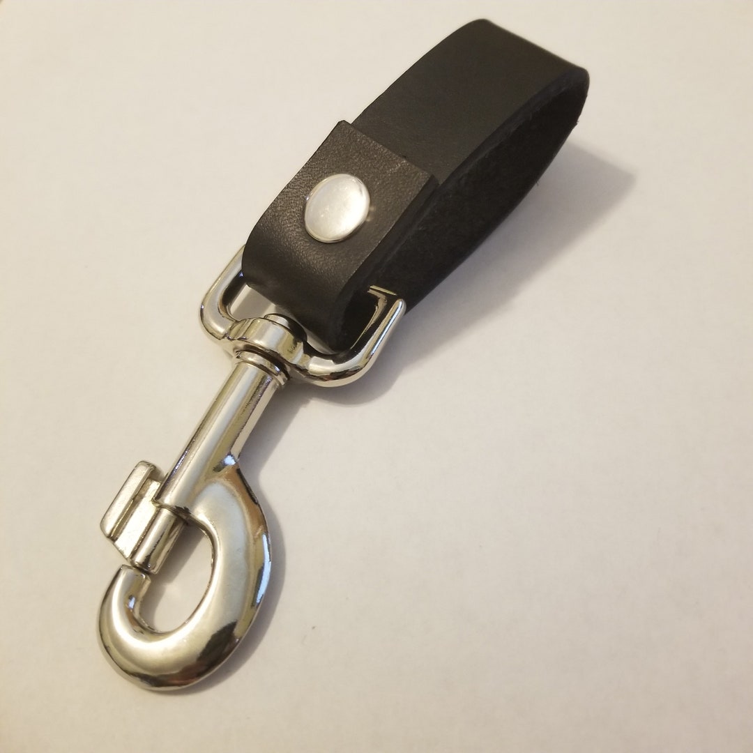 Leather Belt Loop Key Fob Etsy