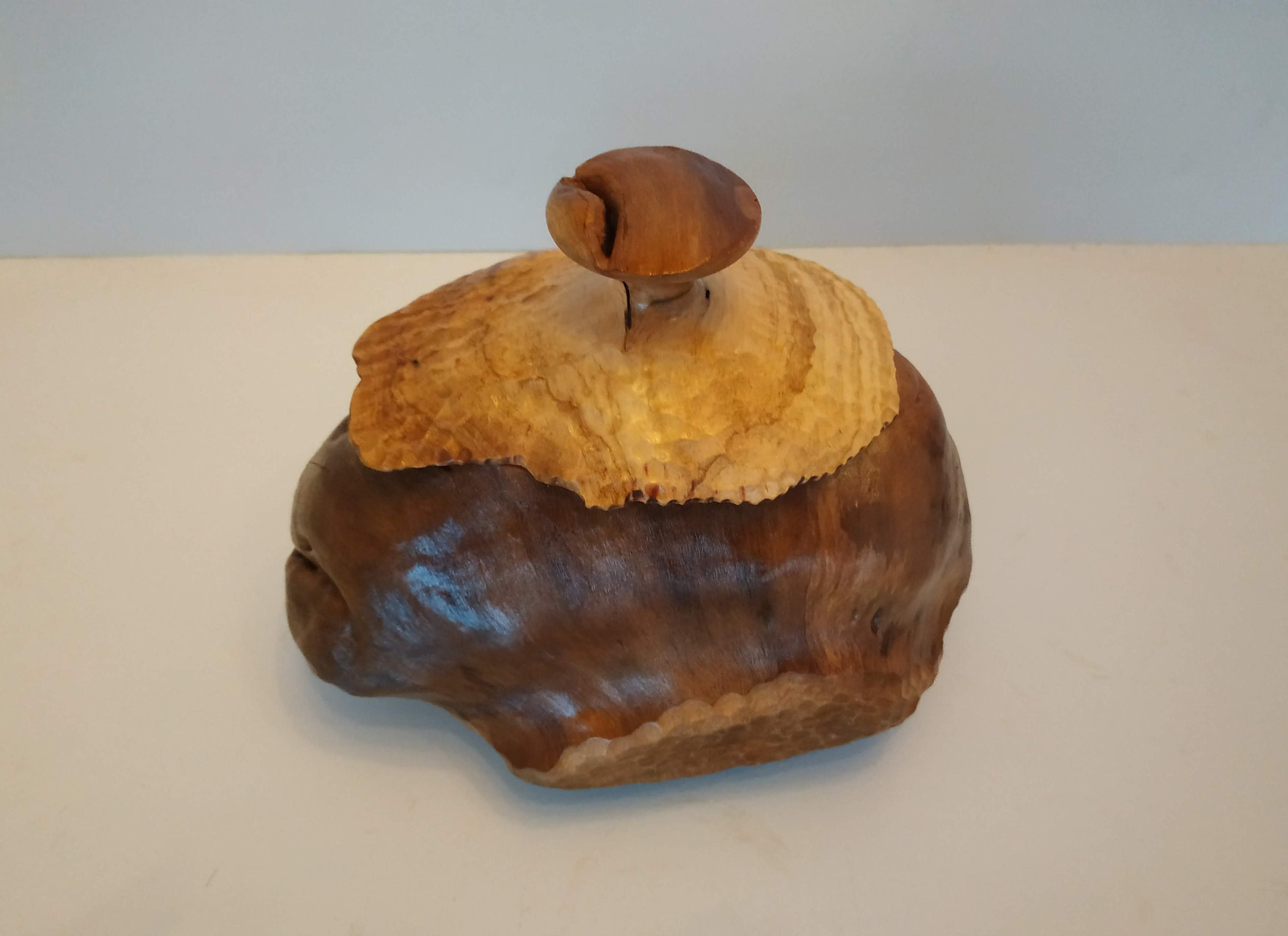 Boite à Bijoux en Loupe de Cerisier