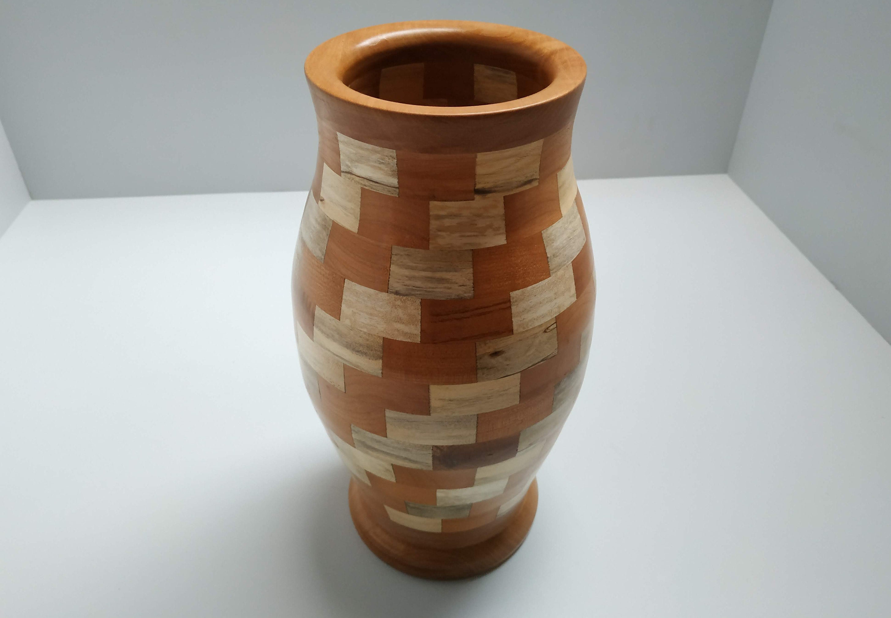 Vase en Bois Segmenté