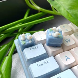 ダックポンドキーキャップ | 職人手作りキーキャップ | Cherry MX対応メカニカルキーボード