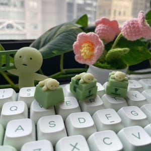 Capuchon Smisk | Porte-clés artisanal fait main | Clavier mécanique compatible Cherry MX