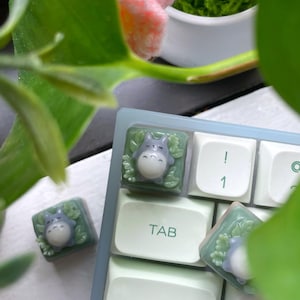 Totoro keycaps - Etsy 日本