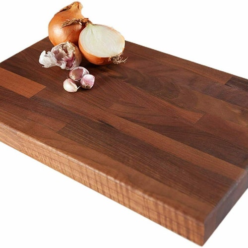 Solid Oak Lipped Chopping Board Etsy