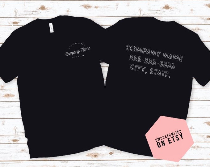 Company business T-shirts