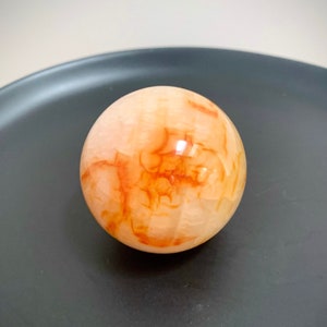 Carnelian | Carnelian Sphere | Crystal Sphere | Crystal Healing | Crystal Decor | Eclectic Home Decor | Boho Chic | Minimalist Decor