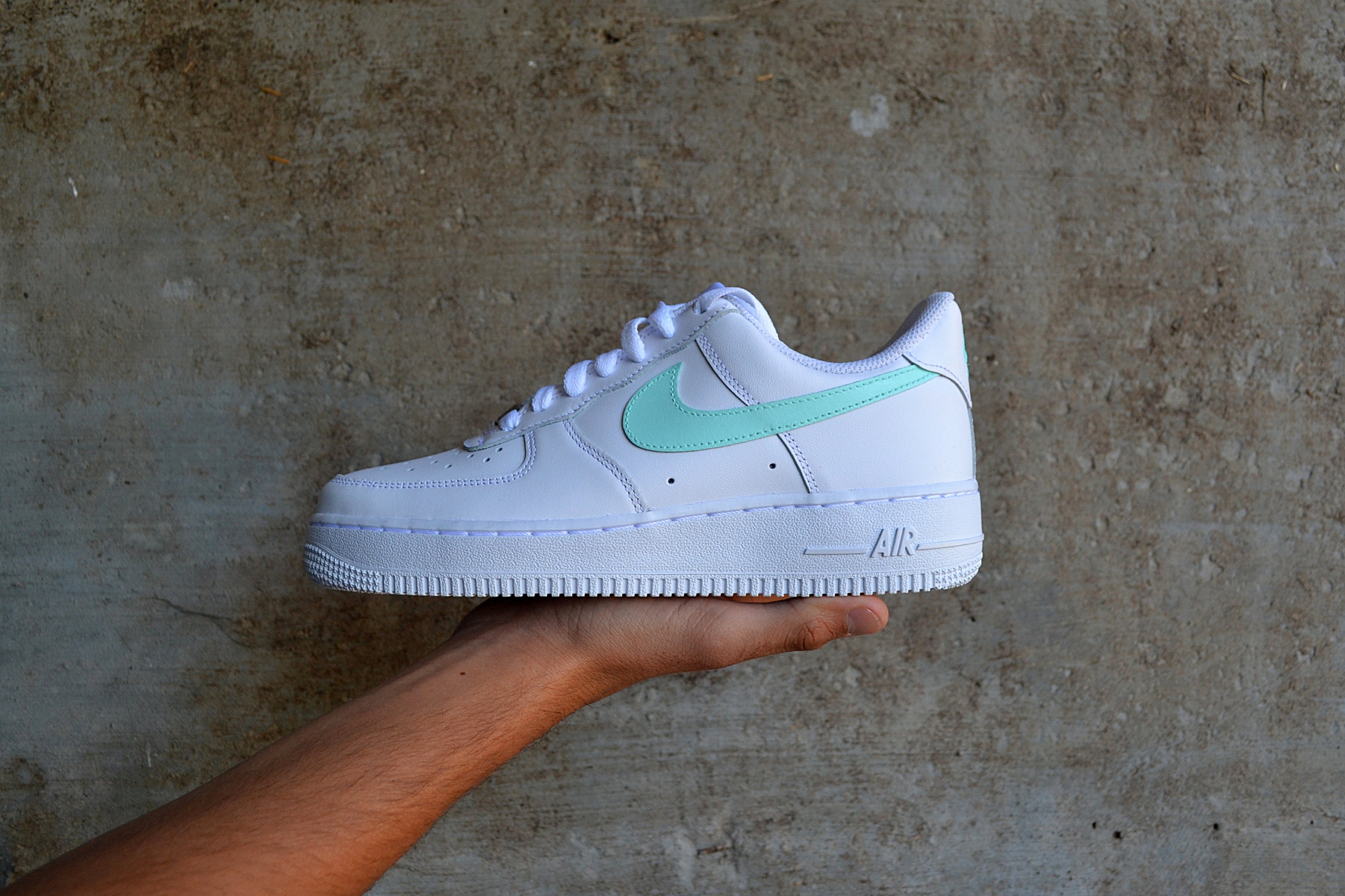 nike air force pastell blau