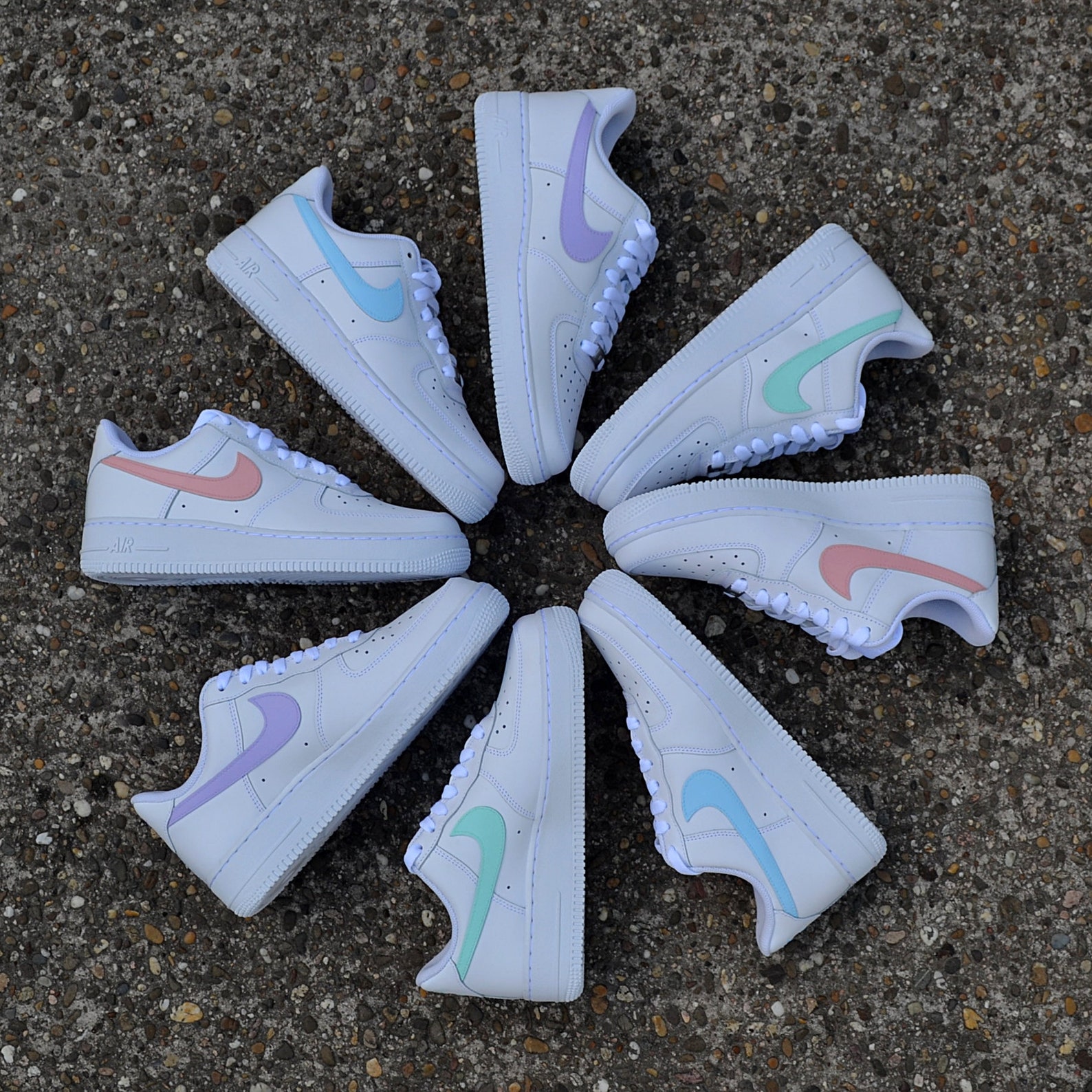 custom af1 pastel