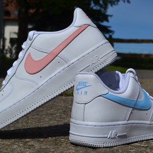 Nike Air Force 1 Custom Pastel kleuren Pastell Design | Etsy