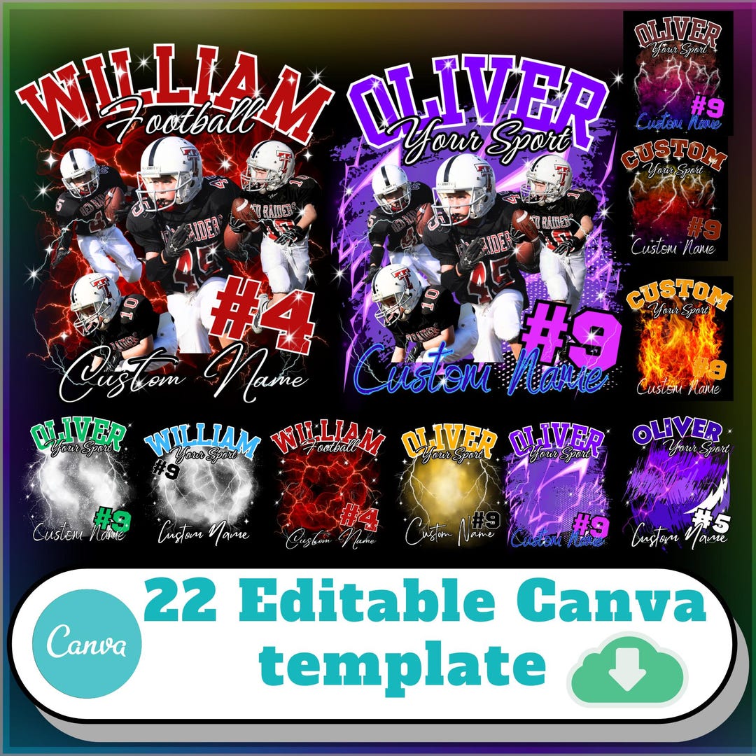 Custom Bootleg PNG Pack, Editable Canva Template Set With 22 Designs ...