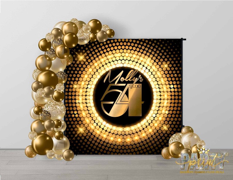 PRINTED Studio 54 backdrop studio 54 studio 54 banner | Etsy