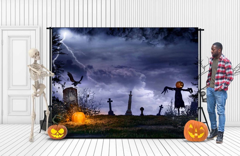 Halloween decoration Halloween decor cansy backdrop, PRINTED halloween birthday Halloween Photo Backdrops Halloween party Halloween