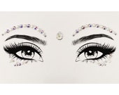 MGB Pearl and Iridescent Face gems Face stickers Festival jewels Party gems