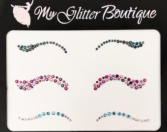 MGB Assorted Color Eyeliner Gems/Party gems/Rhinestone/Festival jewels/Face gems /Party gems