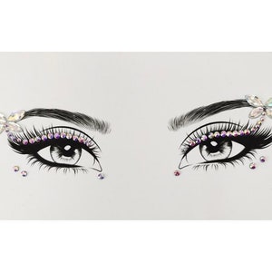 MGB Self Adhesive Eyeliner |Festival gems|Party Stickers|Party gems/Face jewels