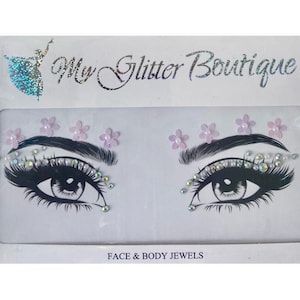 MGB self Adhesive Iridescent Eyeliner/festival jewels/Party jewels/face jewels