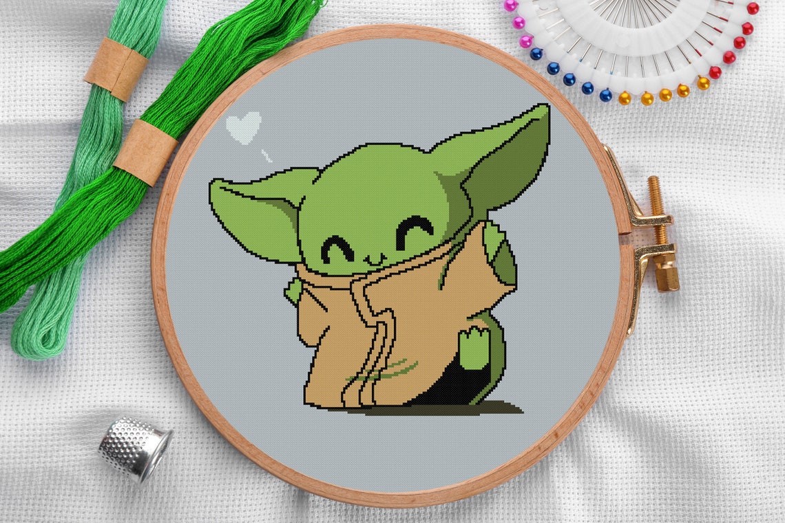 Baby Yoda Cross Stitch Pattern Baby Cross Pattern Stitch Yoda Baby Yoda Cross Stitch Pattern Baby Cross Pattern Stitch Yoda