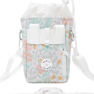 Floral Dog Treat Training Pouch White image 1