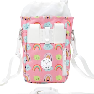 Rainbows - Dog Training Treat Pouch (Pink)