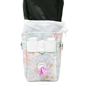 Floral Dog Treat Training Pouch White image 4