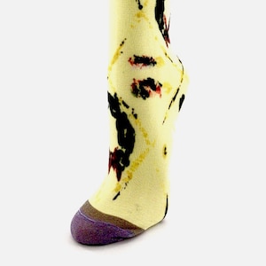 Damen Mädchen Socken Strümpfe Glitzer Kranz Weihnachten modern Kunst Motiv