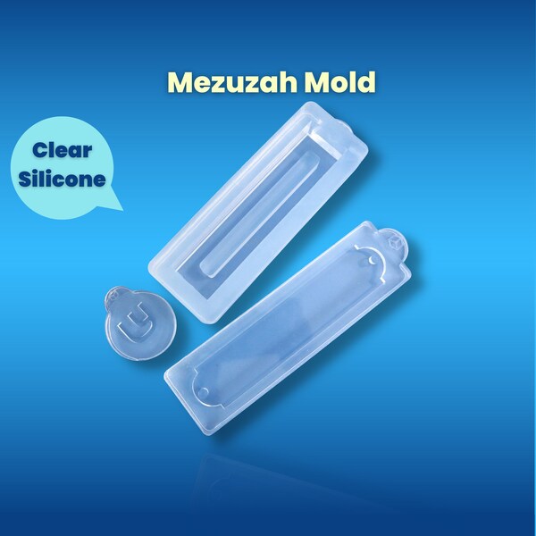Clear Silicone Mezuzah Mezuzah Mold / Jewish / Judaica / Deep Silicone Mold / Resin / Concrete