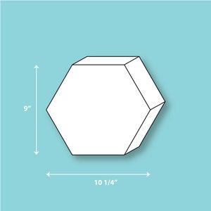 9 Hexagon Clear Silicone Mold / Deep Silicone Resin Block Mold / Floral Preservation / Wedding and Memorial Flowers image 7