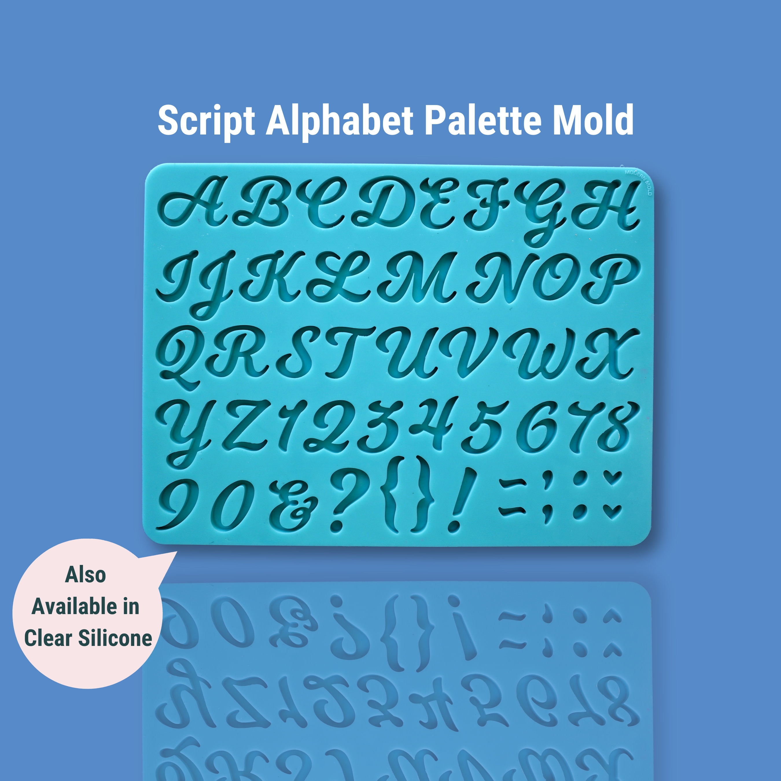 Moule Lettres Alphabet Silicone 6 Pouces - 26 Pièces - ESEDAGE (lot)