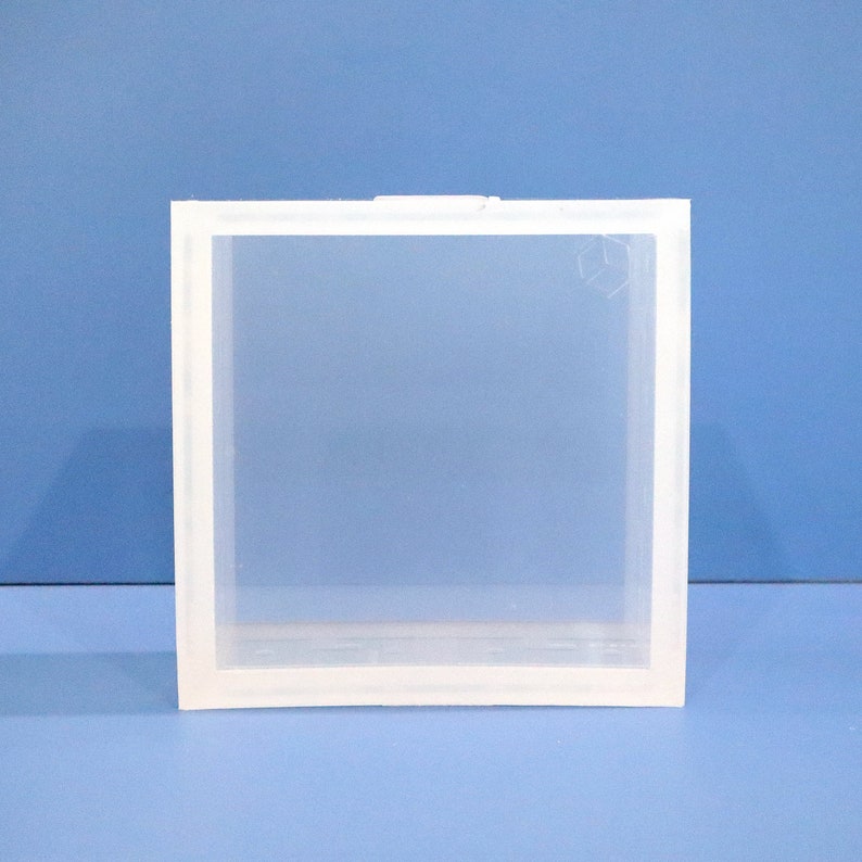 6 x 6 x 3 Clear Silicone Block Mold / Deep Silicone Mold / Resin / Soap Loaf Mold / Concrete image 4