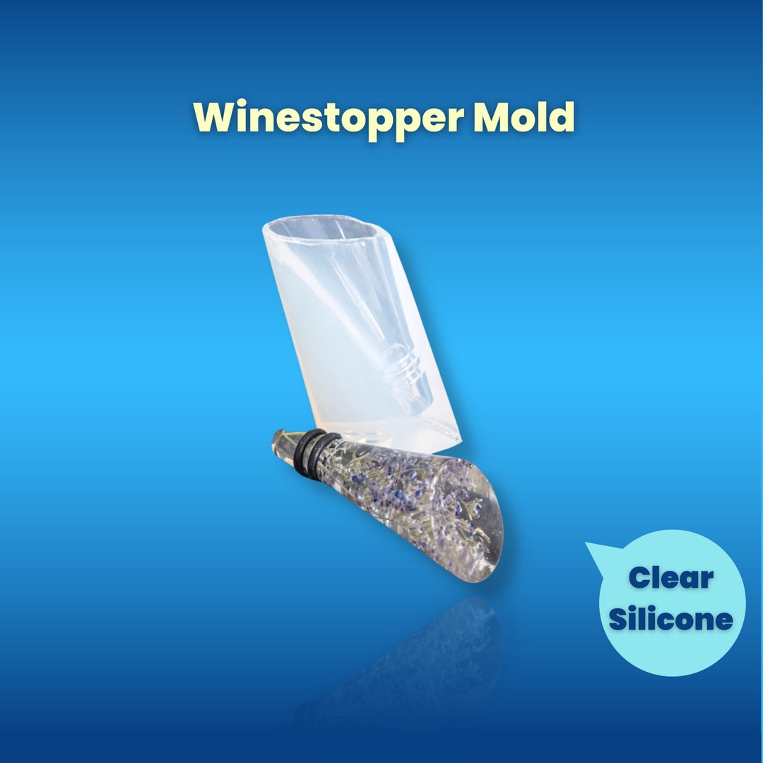 Clear Silicone Wine Stopper Mold / Shiny Bottle Stopper Silicone Mold