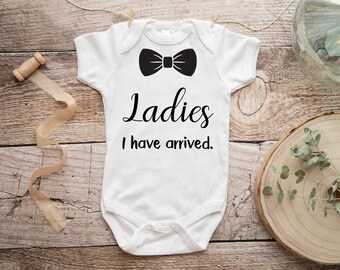 bow tie baby grow