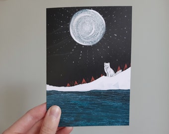 Arctic Fox // Greeting/Christmas Card