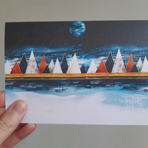 Montanhas // Cartão de felicitações/aniversário/montanhista