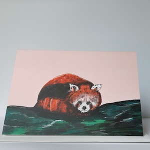 Red Panda // Greeting Card