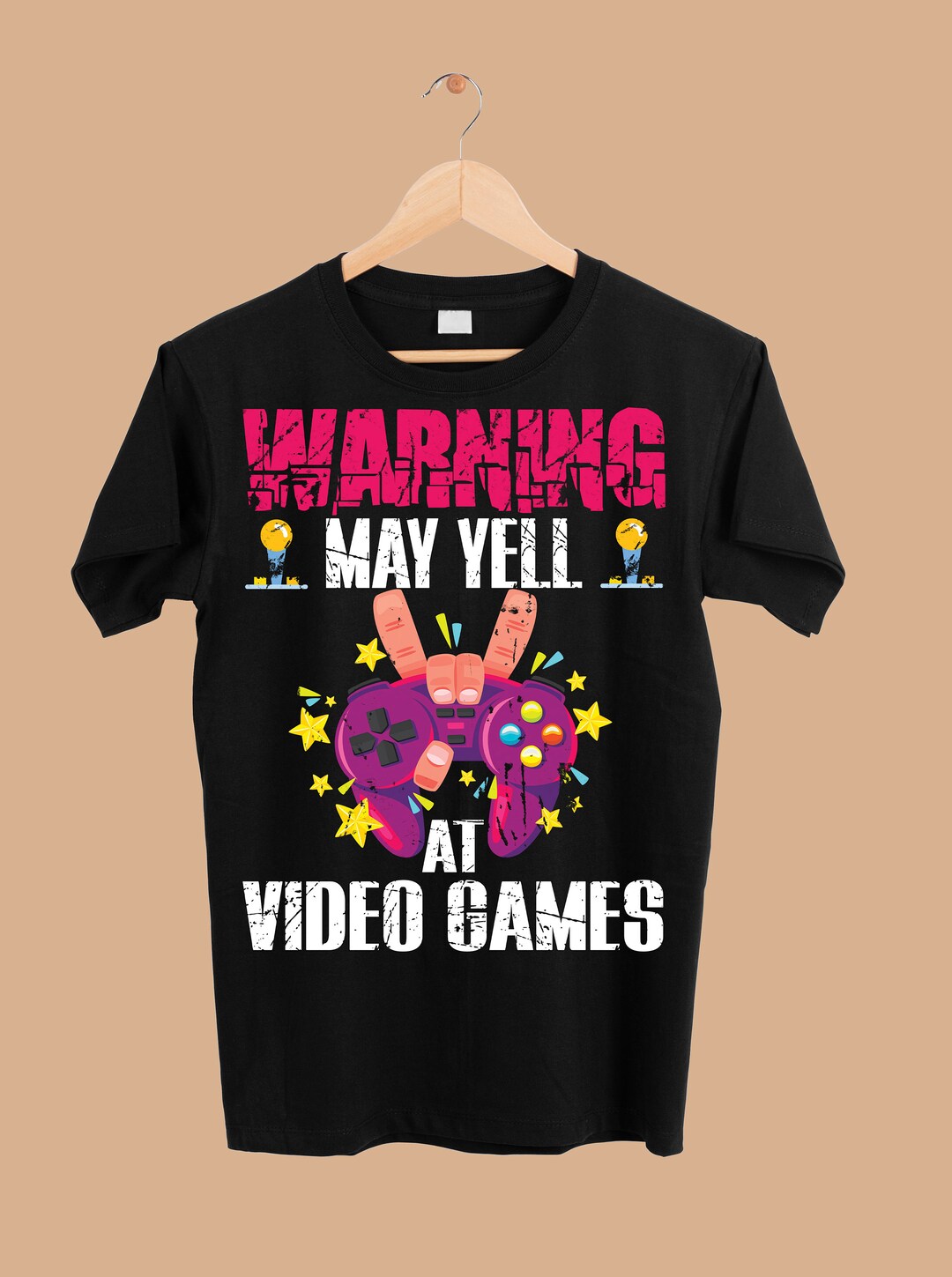 Warning May Yell at Video Games Gamer Gaming Png Sublimation Designs Etsy
