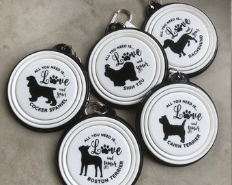 Animaux personnalisés Voyage Collapsible Pet Dog Bowl Food Water Bowl Pliable