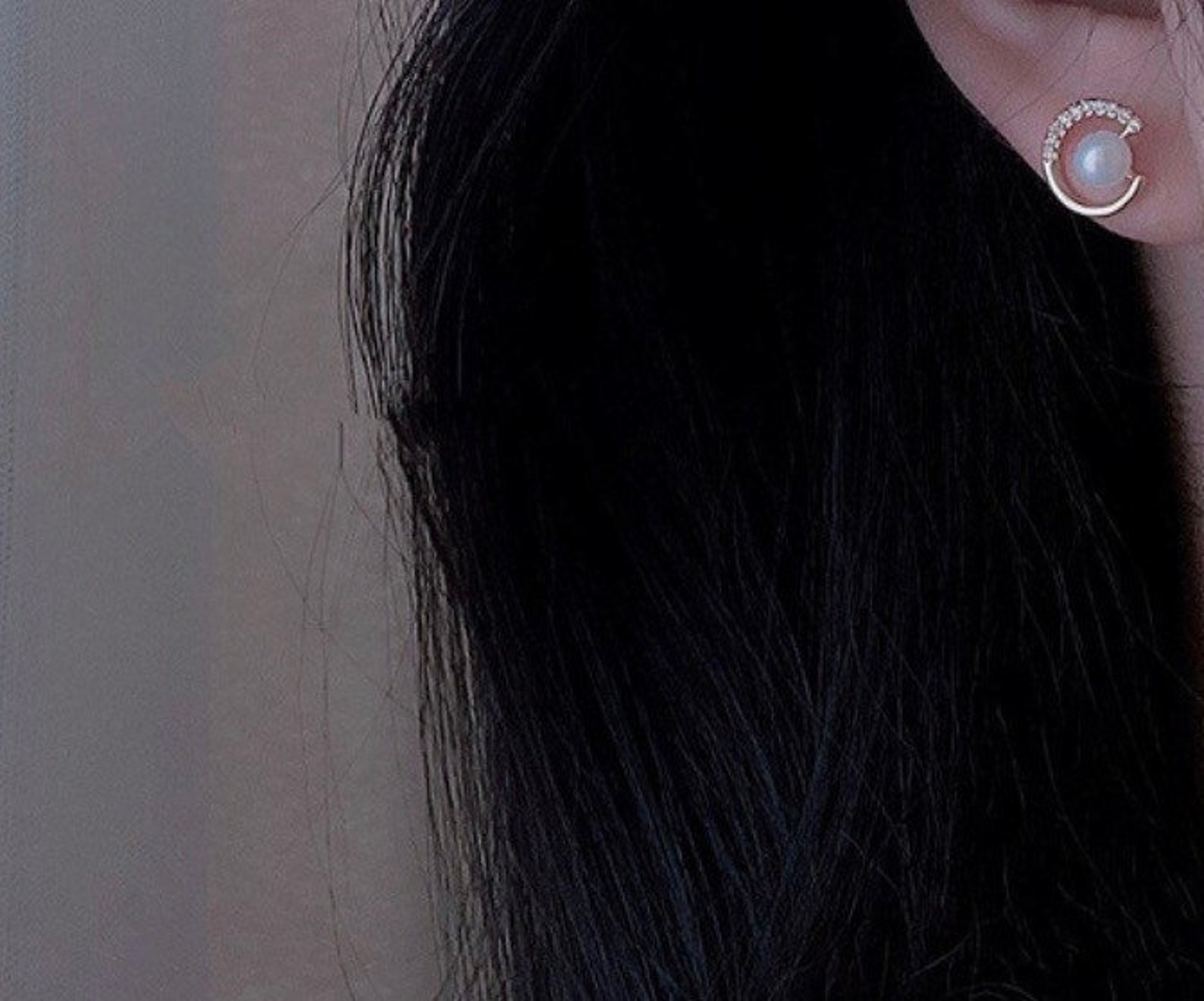 Womens elegant studs stud earrings Trendy Women 18K Gold Etsy