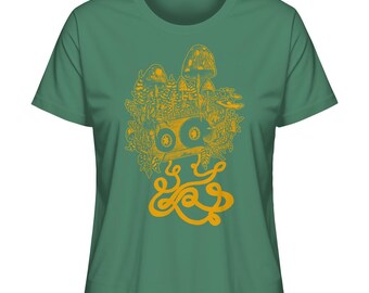 Mixtape - Dames Biologisch Shirt - fairtrade biologisch shirt voor uw duurzame damesmode