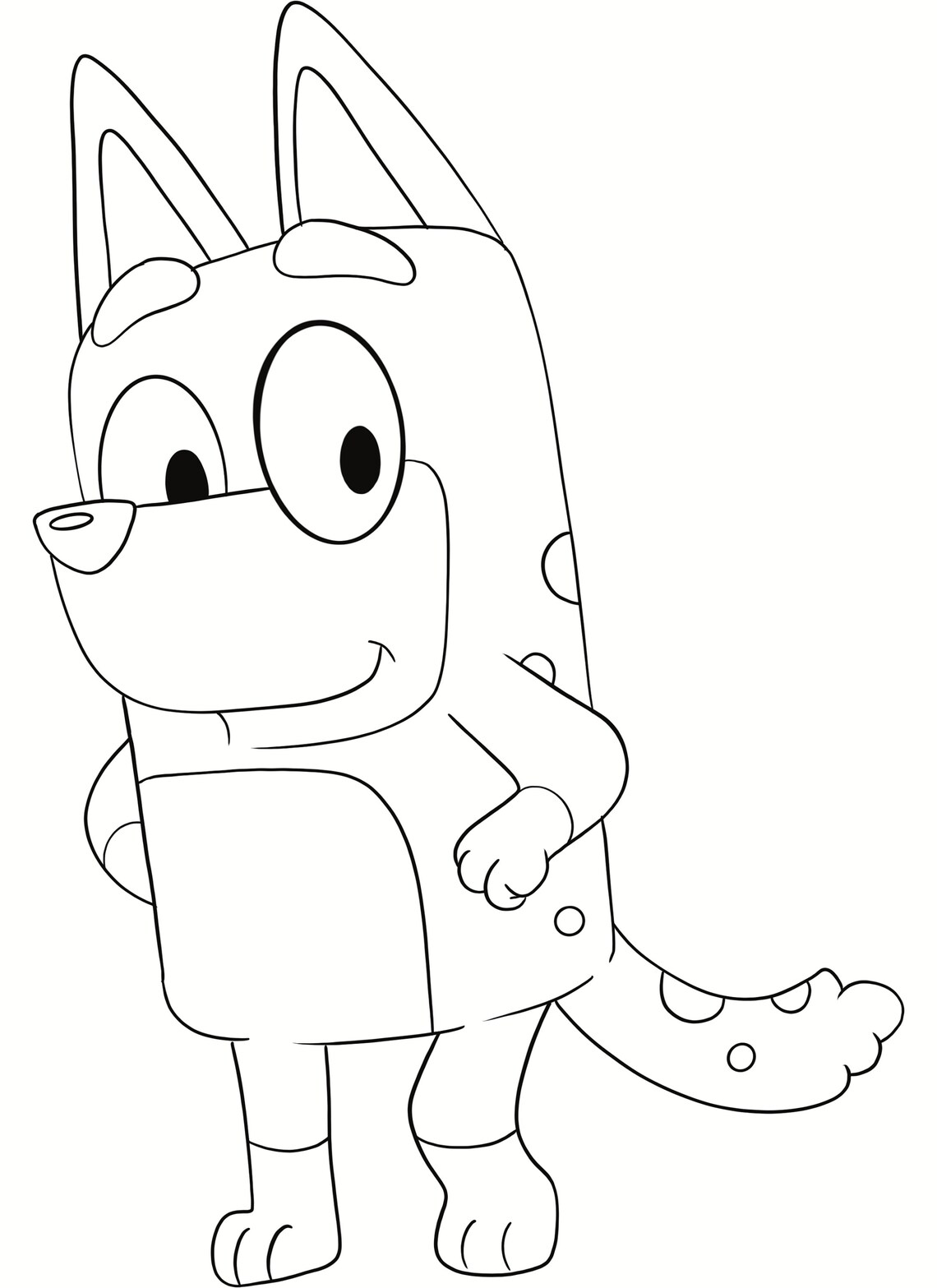 Free Bluey Coloring Pages | Etsy