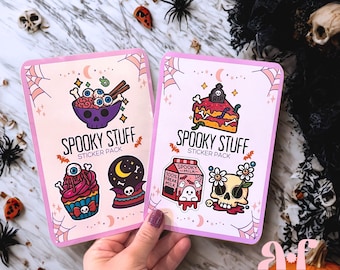 Creepy-Cute Halloween Sticker Pack | Gothic Vinyl Decals